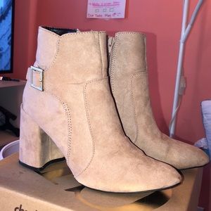 Ankle high boots, tan boots, very beautiful